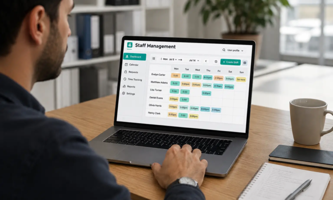 Staff planning and management software​