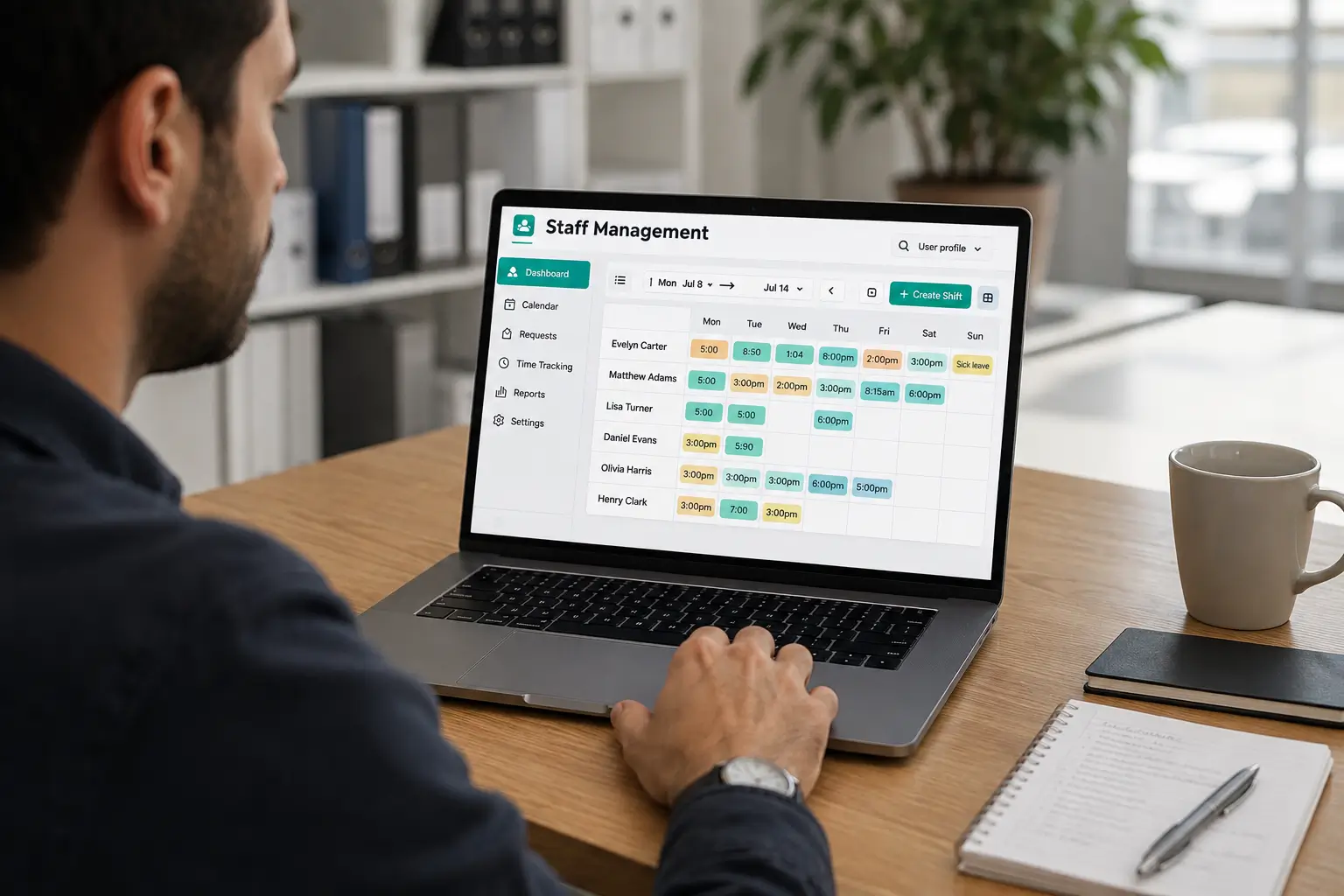 Staff planning and management software​
