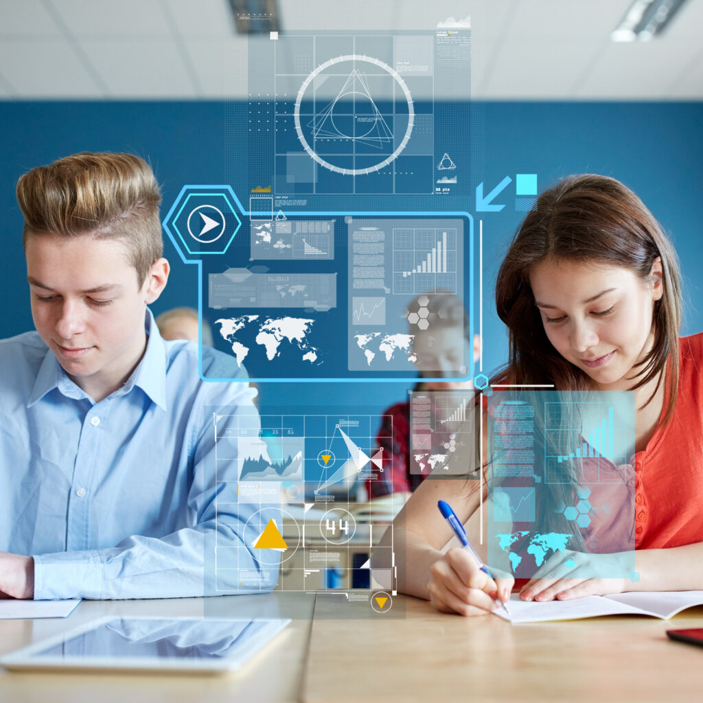 Custom EdTech platform user interface for K–12 students