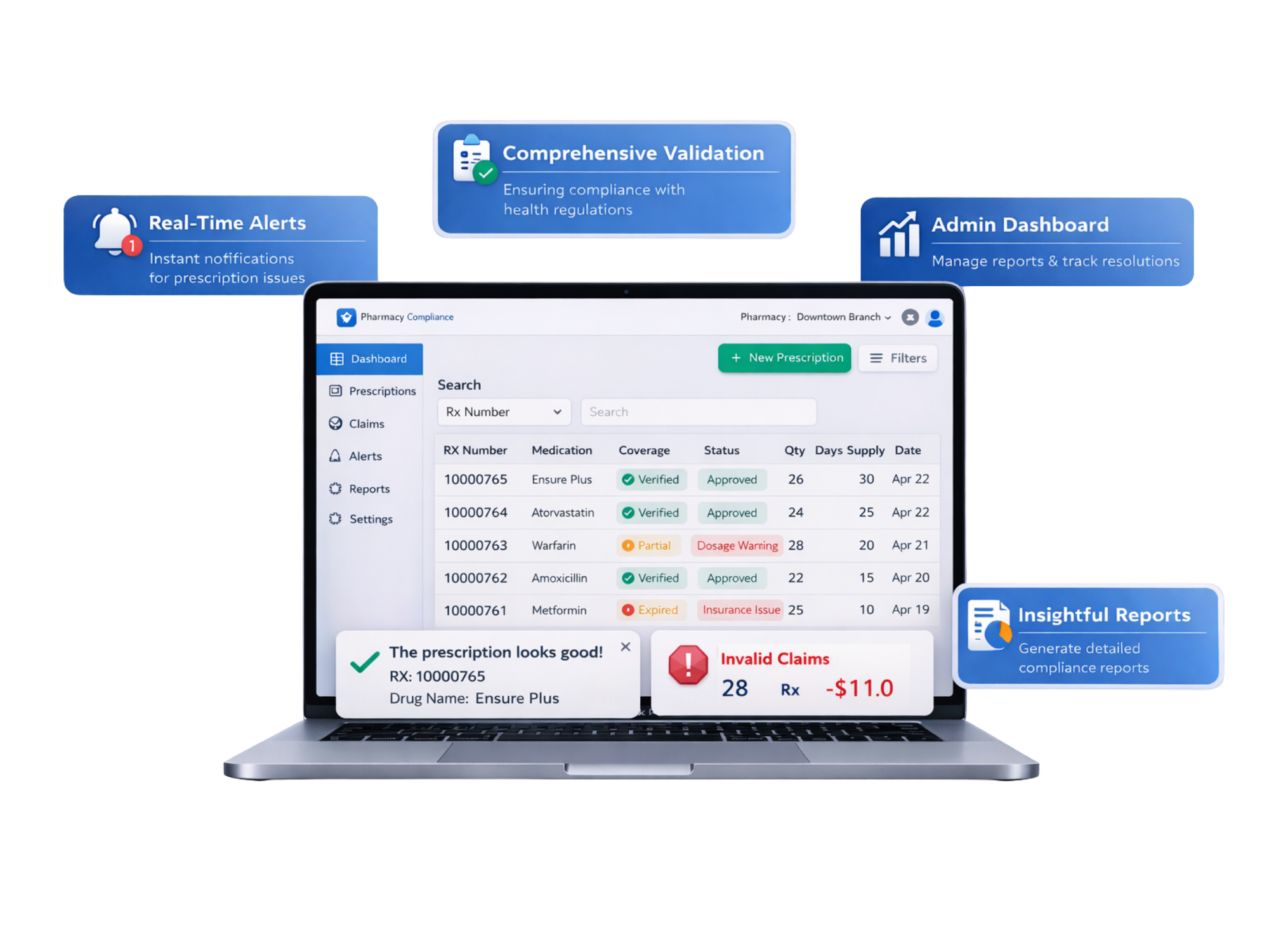 Smart Prescription Tracking & Validation Tool