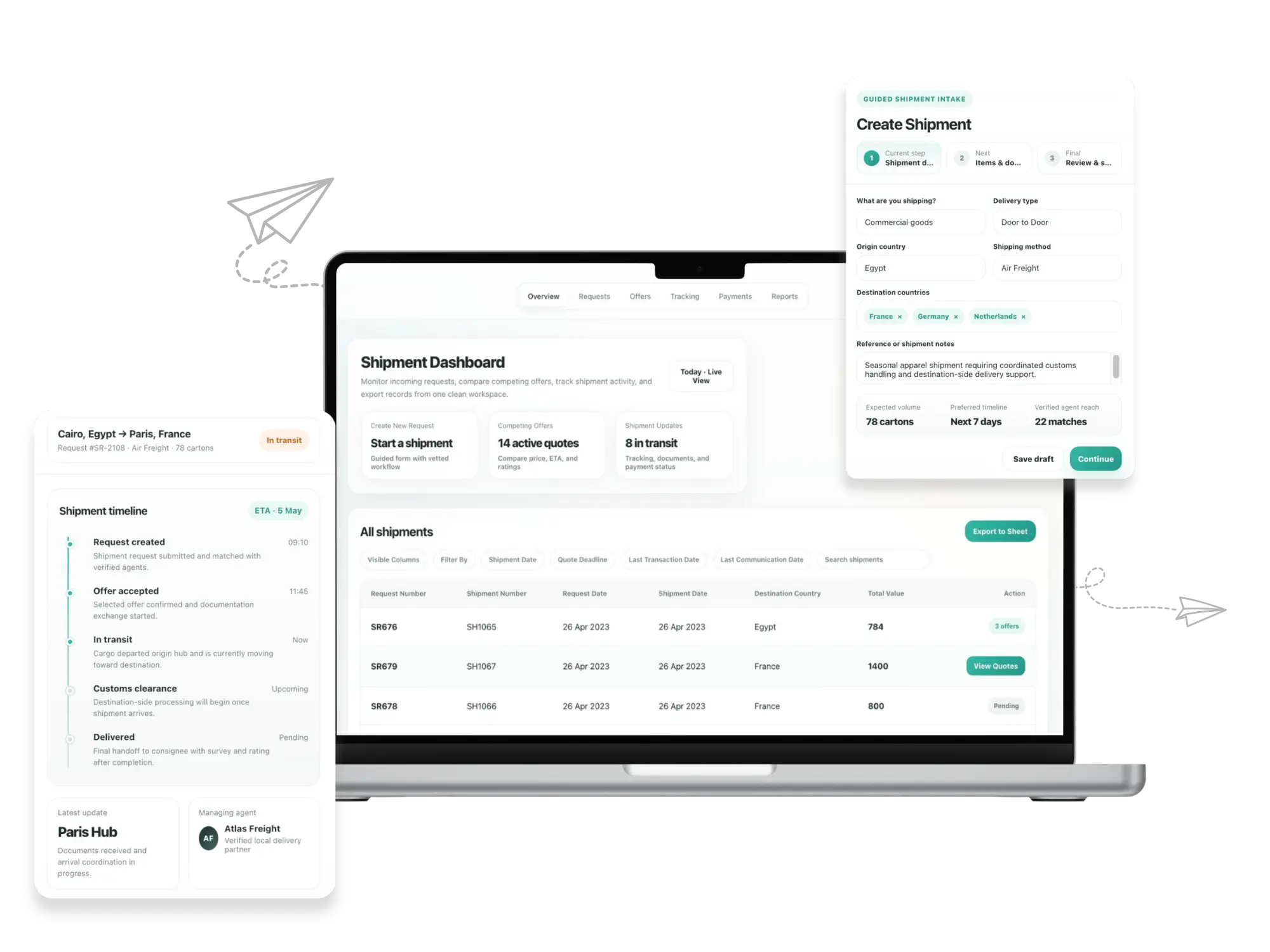 Cross-Border Logistics Marketplace