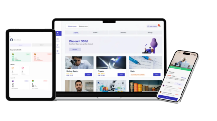 Online Learning Platform with Course Management