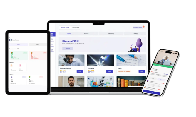 Online Learning Platform with Course Management
