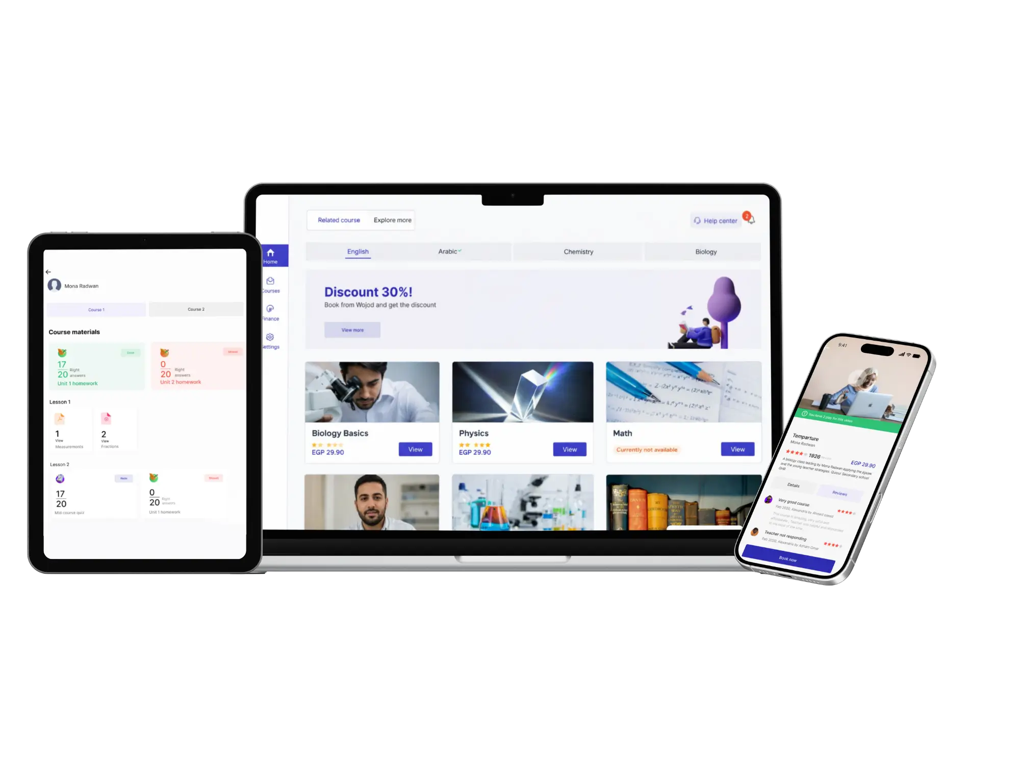 Online Learning Platform with Course Management